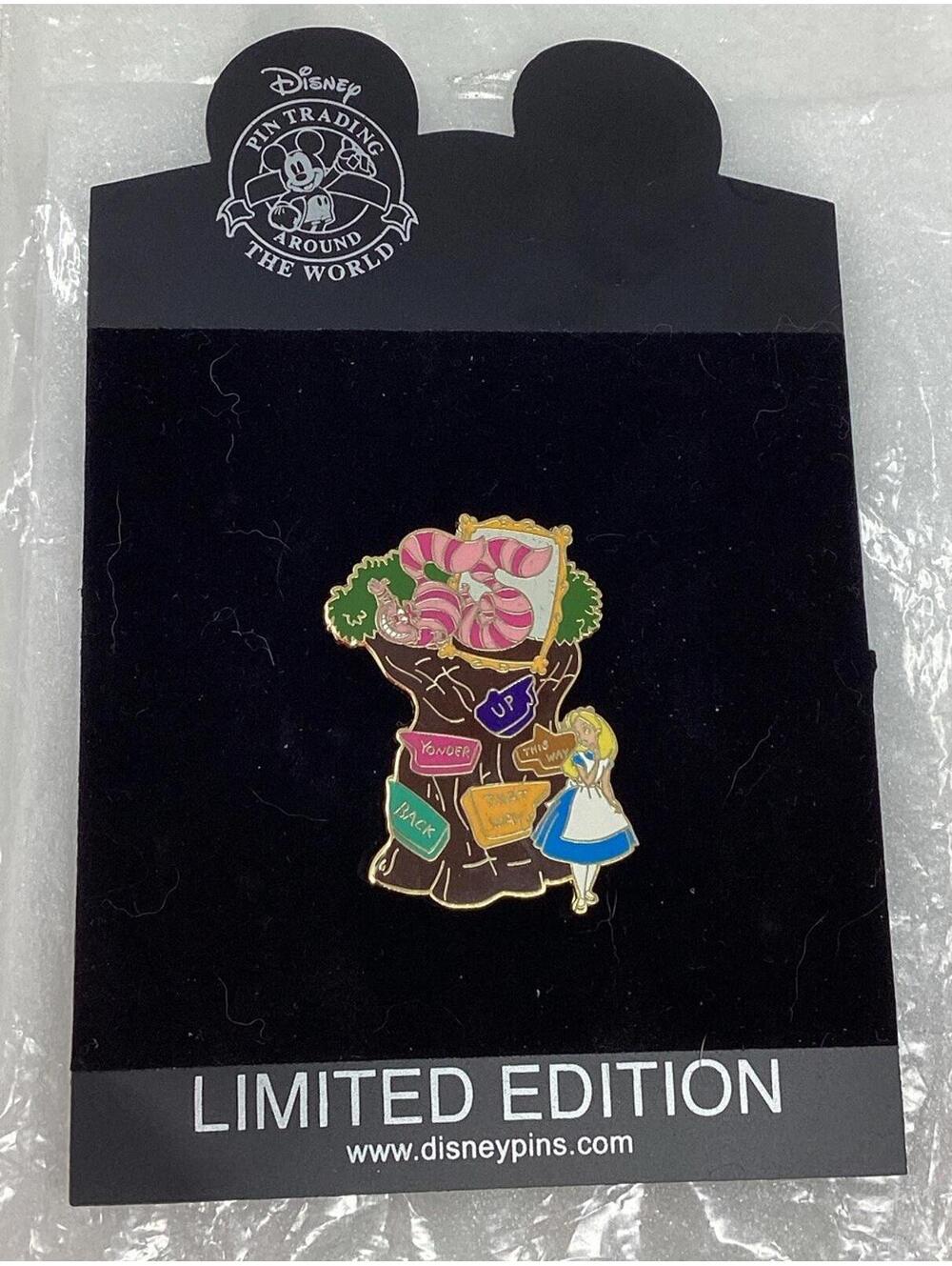 Disney Shopping Alice in Wonderland 55th Anniversary Cheshire Tree LE 250 Pin